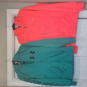 Excellent condition Under Armour cold gear hoodies